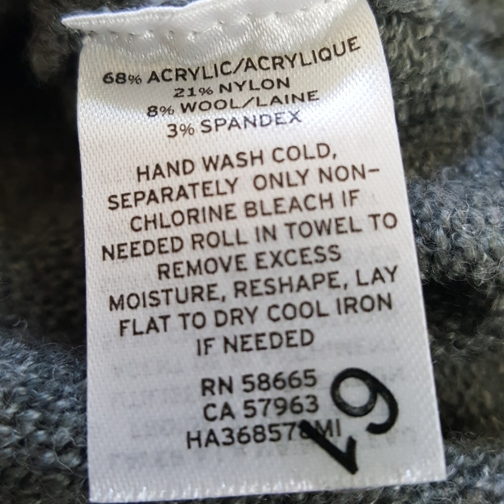 Halogen Gray Tie Bell Sleeve Hi-Lo Sweater XS - Picture 8 of 8